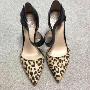 NWT Vince Camuto leopard heels